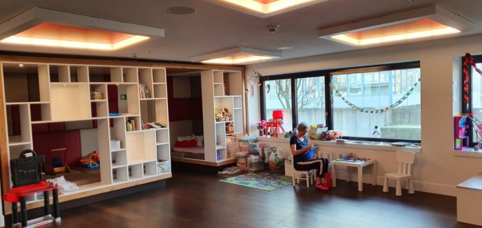 Auch die Kinderbetreuung wird auf Hochglanz poliert