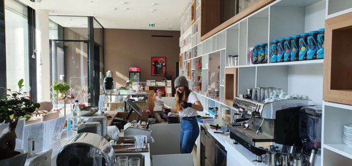 Frühjahrsputz am Empfang