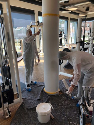 Ein etwas anderes "Workout" für unsere Trainer